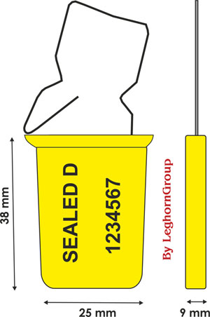 padlock Security seal Padlock type 180-1 mm